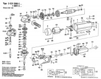 Bosch 0 601 300 016 Usw(J)77 Angle Grinder 115 V / Eu Spare Parts